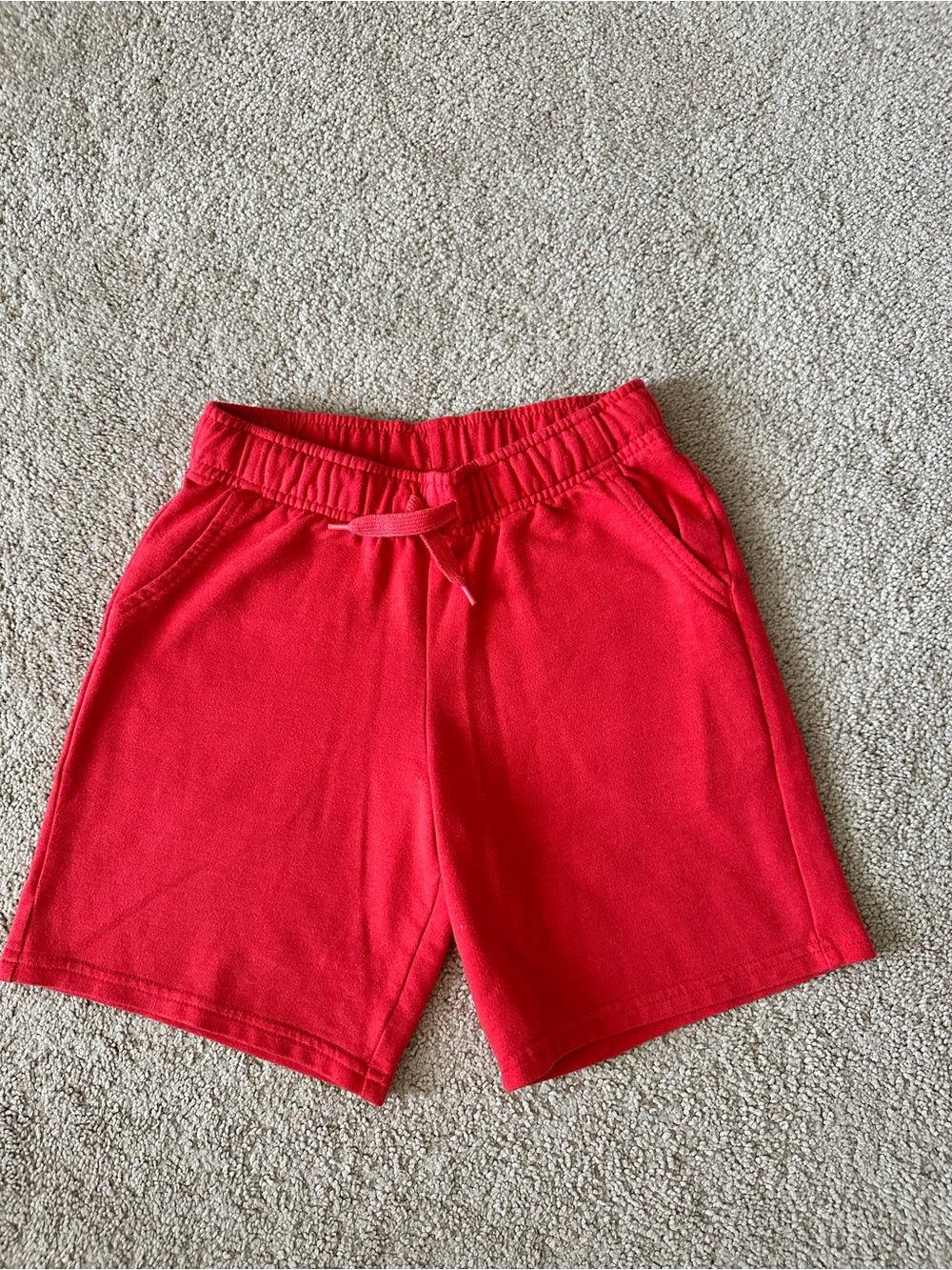 Cat & Jack Kids Boys Red Sweat Shorts With Elastic Waist Size Medium 8